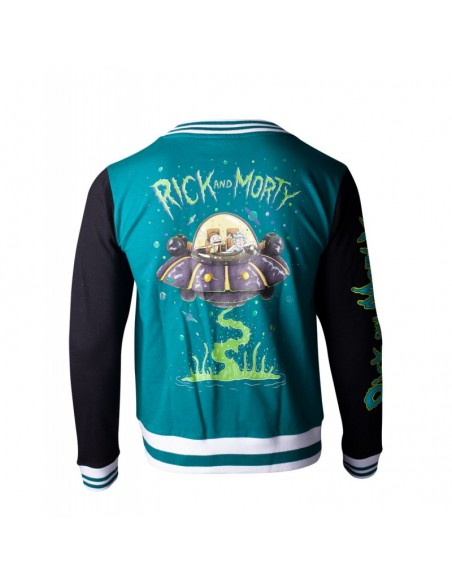 Chaqueta Rick & Morty Space Travel Varsity Jacket - Mujer TALLA CAMISETA L