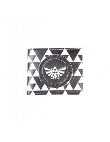 Monedero The Legend of Zelda Triforce Black & White