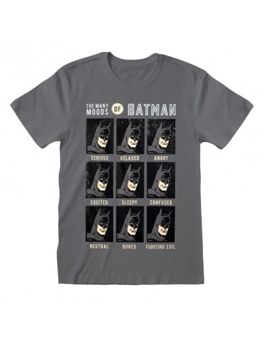 Camiseta DC Batman – Emotions Of Batman - Talla Adulto TALLA CAMISETA L