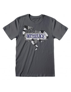 Camiseta Beetlejuice – Sandworm Logo - Talla Adulto TALLA CAMISETA S