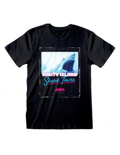 Camiseta Jaws – Shark Tours - Talla Adulto TALLA CAMISETA M