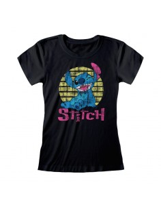 Camiseta Lilo & Stitch - Vintage Stitch - Talla Adulto - Mujer TALLA CAMISETA M
