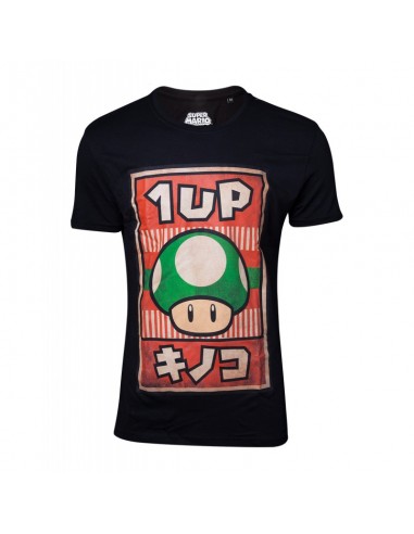 Camiseta Poster Inspired 1-Up Mushroom Super Mario TALLA CAMISETA L