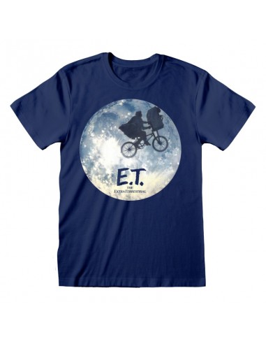 Camiseta ET - Moon Ride Silhouette - Unisex - Talla Adulto TALLA CAMISETA M
