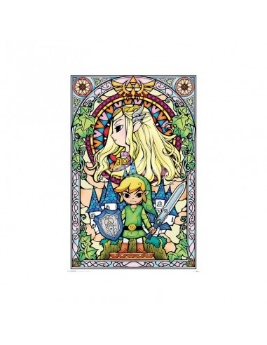Legend of Zelda Set de 5 Pósteres Stained Glass