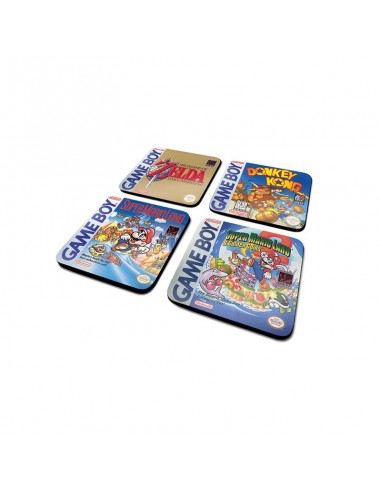 Super Mario Set de 4 Posavasos GAMEBOY CLASSIC COLLECTION