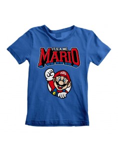 Camiseta Nintendo Super Mario - Varsity   - Talla Niño TALLA CAMISETA NIÑO TALLA 98 - 3 AÑOS