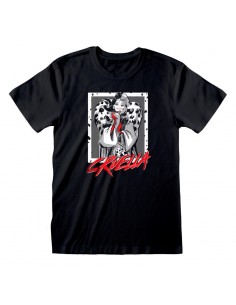 Camiseta Disney 101 Dalmations – Cruella - Unisex - Talla Adulto TALLA CAMISETA XL