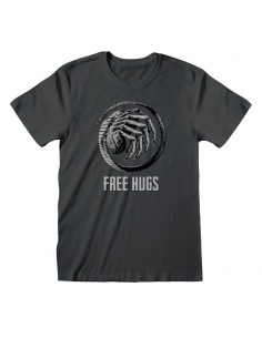 Camiseta Aliens - Free Hugs - Unisex - Talla Adulto TALLA CAMISETA S