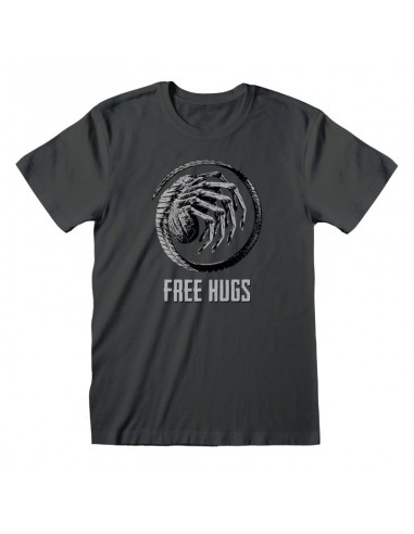 Camiseta Aliens - Free Hugs - Unisex - Talla Adulto TALLA CAMISETA M