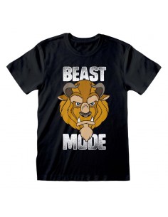 Camiseta Disney Beauty And The Beast - Beast Mode - Unisex - Talla Adulto TALLA CAMISETA S