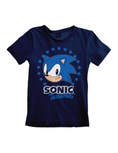 Camiseta Sonic The Hedgehog – Stars - Talla Niño TALLA CAMISETA NIÑO TALLA 134 - 9 AÑOS