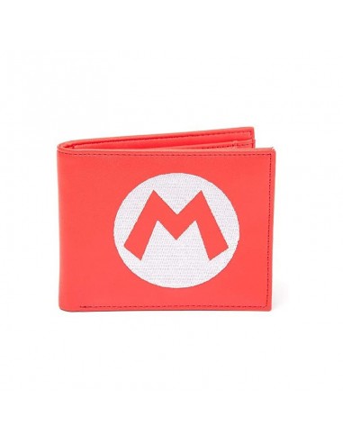Cartera - monedero Nintendo - Super Mario Red Bifold Wallet With Symbol Embroidery