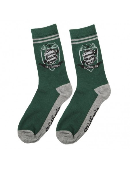 Pack de 3 Pares de calcetines Slytherin - Harry Potter