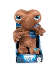 E.T., El Extraterrestre peluche con sonido y luz *Edición ESPAÑOL*