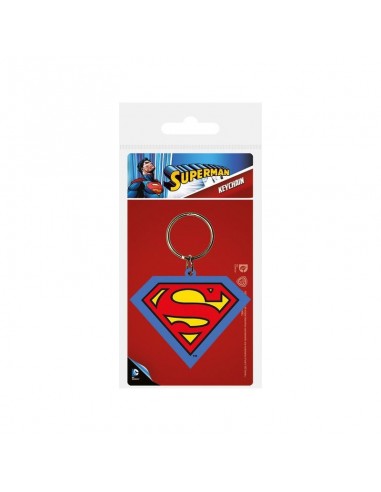 SUPERMAN SHIELD Llavero Caucho - SUPERMAN
