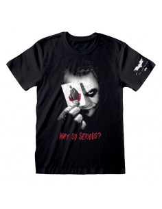 Camiseta DC The Dark Knight – Why So Serious - Unisex - Talla Adulto TALLA CAMISETA S