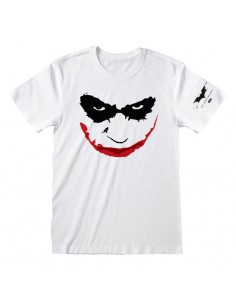 Camiseta DC The Dark Knight - Joker Smile - Unisex - Talla Adulto TALLA CAMISETA M