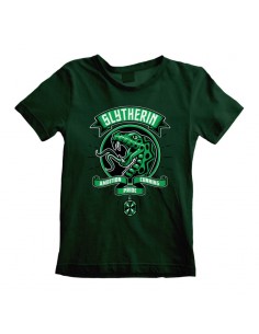 Camiseta Harry Potter - Comic Style Slytherin - Talla Niño TALLA CAMISETA NIÑO TALLA 122 - 7 AÑOS
