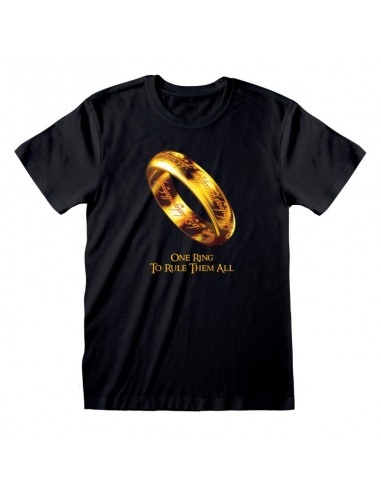 Camiseta Lord Of The Rings - One Ring To Rule Them All - Unisex - Talla Adulto TALLA CAMISETA M