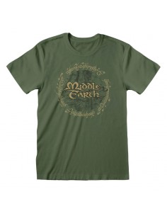 Camiseta Lord Of The Rings - Middle Earth - Unisex - Talla Adulto TALLA CAMISETA L