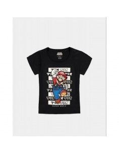 Camiseta Super Mario Women's T-shirt- Nintendo - Mujer TALLA CAMISETA M