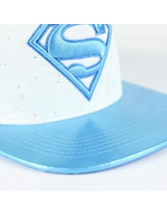 Gorra Visera Plana Superman Logo Bordado 2
