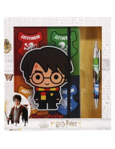Harry Potter Wizard-Caja Regalo Diario y Bolígrafo