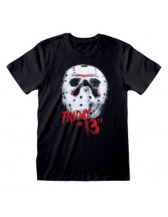 Camiseta Friday The 13th – White Mask - Talla Adulto TALLA CAMISETA L