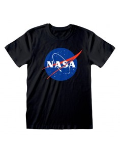 Camiseta NASA – Insignia Logo - Unisex - Talla Adulto TALLA CAMISETA S