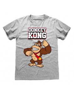 Camiseta Nintendo Donkey Kong – Donkey Kong Bricks - Unisex - Talla Adulto TALLA CAMISETA S