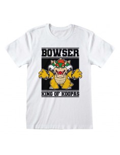 Camiseta Nintendo Super Mario – Bowser King Of Koopas - Unisex - Talla Adulto TALLA CAMISETA S
