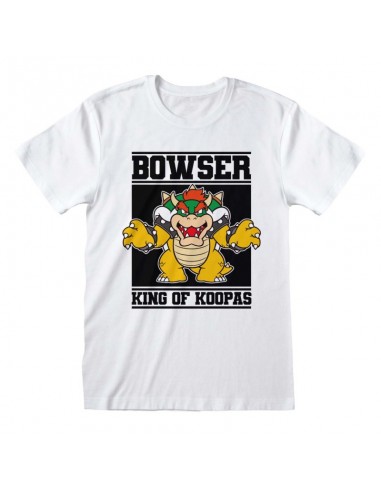 Camiseta Nintendo Super Mario – Bowser King Of Koopas - Unisex - Talla Adulto TALLA CAMISETA L