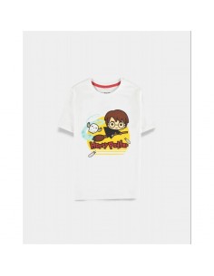 Camiseta Warner - Harry Potter Boys Short Sleeved T-shirt TALLA CAMISETA NIÑO TALLA 122 - 7 AÑOS