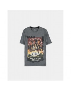 Camiseta Warner - Suicide Squad 2 - Men's Acid Wash T-shirt TALLA CAMISETA S