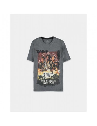 Camiseta Warner - Suicide Squad 2 - Men's Acid Wash T-shirt TALLA CAMISETA S