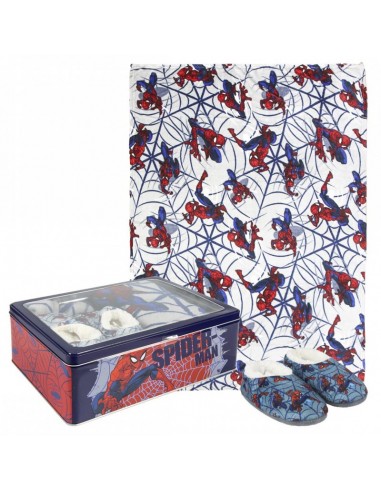 Set Caja Metálica Spiderman TALLA CAMISETA NIÑO TALLA 116 - 6 AÑOS