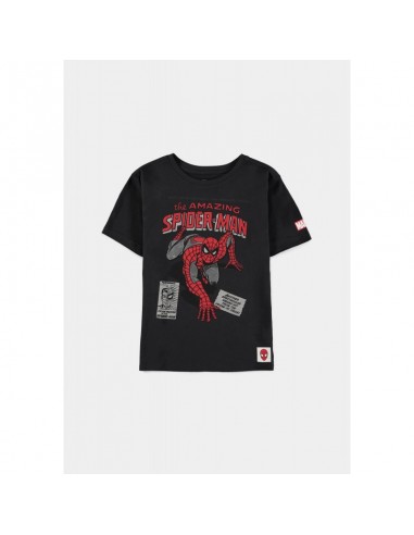 Camiseta Marvel - Spider-Man - Boys Short Sleeved T-shir TALLA CAMISETA NIÑO TALLA 122 - 7 AÑOS