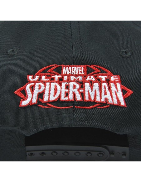 Gorra Visera Plana Spiderman Logo Bordado