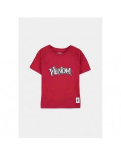 Marvel - Venom - Boys Short Sleeved T-shirt TALLA CAMISETA NIÑO TALLA 122 - 7 AÑOS