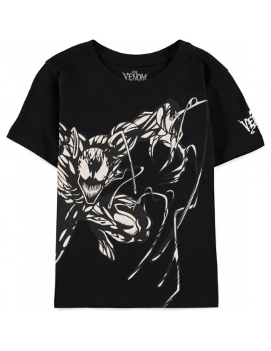 Marvel - Venom - Boys Short Sleeved T-shirt TALLA CAMISETA NIÑO TALLA 122 - 7 AÑOS