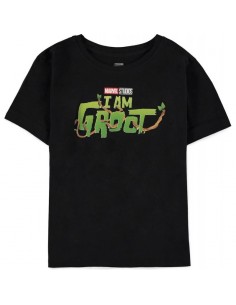 Marvel - I Am Groot - Boys Short Sleeved Regular Fit T-shirt TALLA CAMISETA NIÑO TALLA 110 - 5 AÑOS