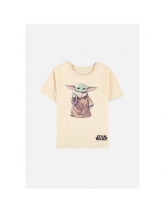 The Mandalorian - The Child Boys Basic Short Sleeved T-shirt TALLA CAMISETA NIÑO TALLA 122 - 7 AÑOS