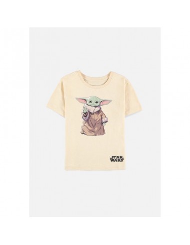 The Mandalorian - The Child Boys Basic Short Sleeved T-shirt TALLA CAMISETA NIÑO TALLA 122 - 7 AÑOS