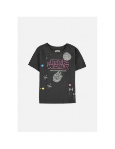 Star Wars - Boys Short Sleeved T-shirt TALLA CAMISETA NIÑO TALLA 134 - 9 AÑOS