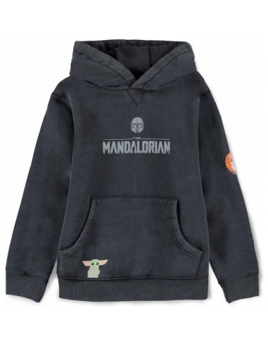 The Mandalorian - The Child Girls Patched Hoodie TALLA CAMISETA NIÑO TALLA 122 - 7 AÑOS