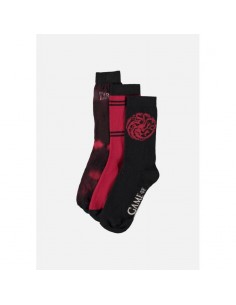 GOT - House Of The Dragon - Men's Crew Socks (3Pack) TALLA CALZADO 39/42