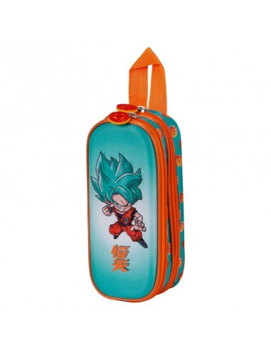 Estuche Portatodo Doble 3D Dragon Ball Blue