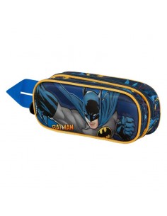 Batman Azul Oscuro Estuche Portatodo Doble 3D Batman Night