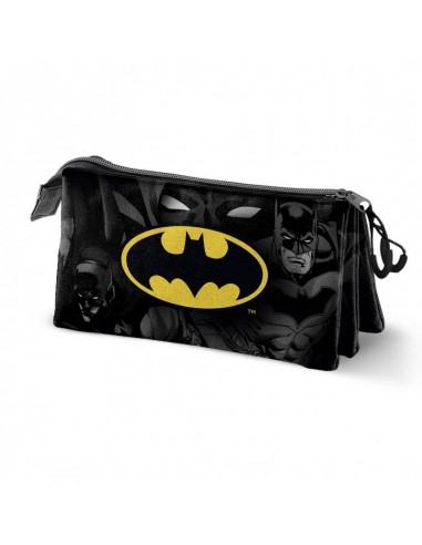 Batman Negro Estuche Portatodo Triple Batman Caped